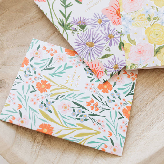 Botanical Birthday Card