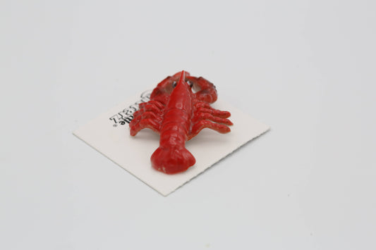 Pincer Red Lobster Porcelain Miniature