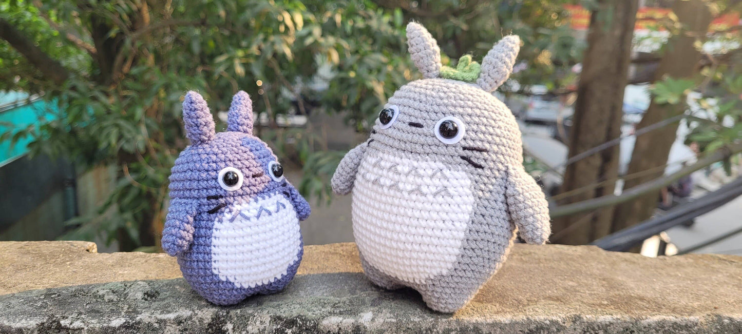 Cute Crochet My Dearest Neighbor Totoro Plushie, Stuffed Toy