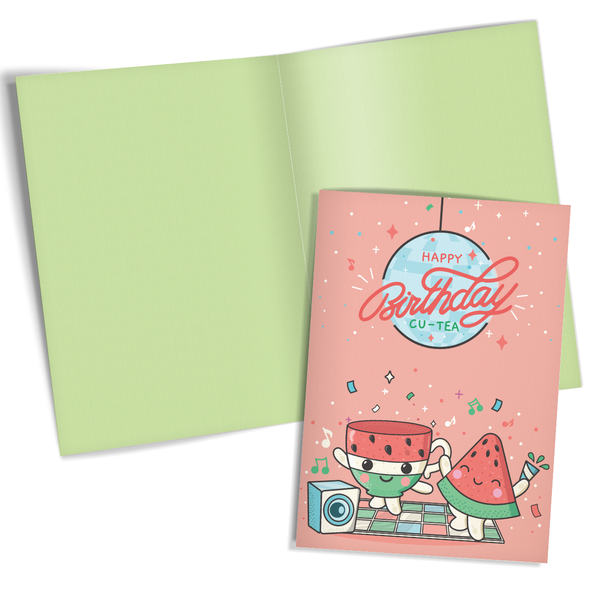 Birthday Card & Tea Cup Crochet Pattern