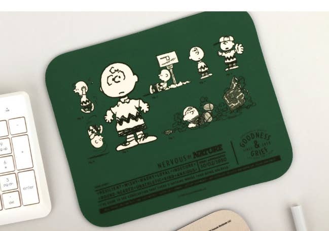 Peanuts 75th Anniversary Mouse Pad Snoopy Edition