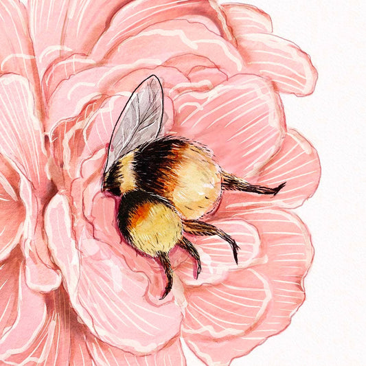 Mom Bee Flower - Funny Mother's Day Card