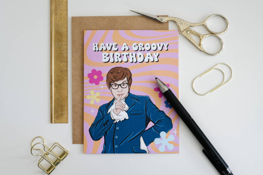 Groovy Birthday Pop Culture Card