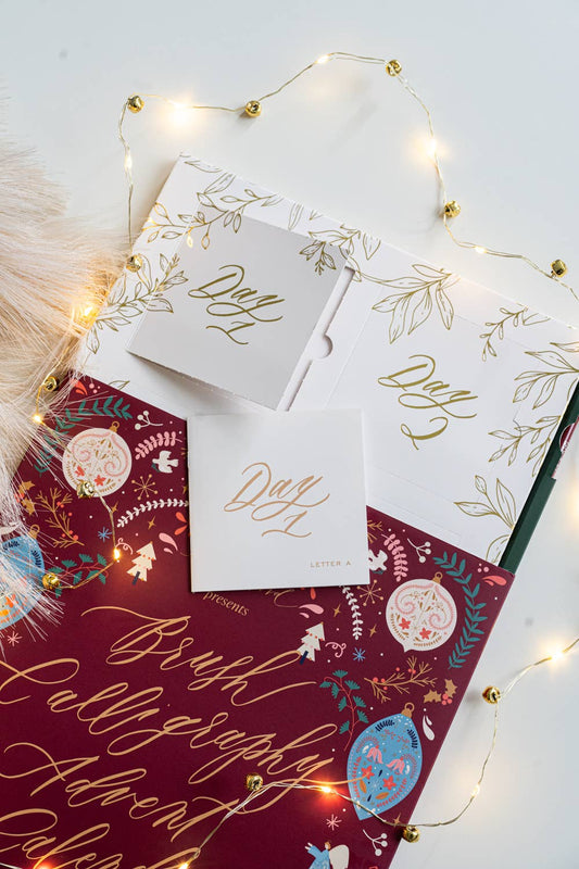 Brush Calligraphy Advent Calendar