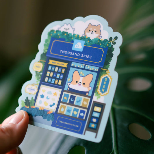 Vinyl Sticker Little Kiosk