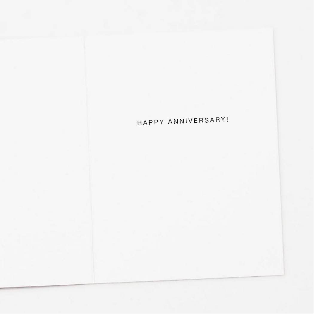 Bonsai Robert Browning Quote Anniversary Card
