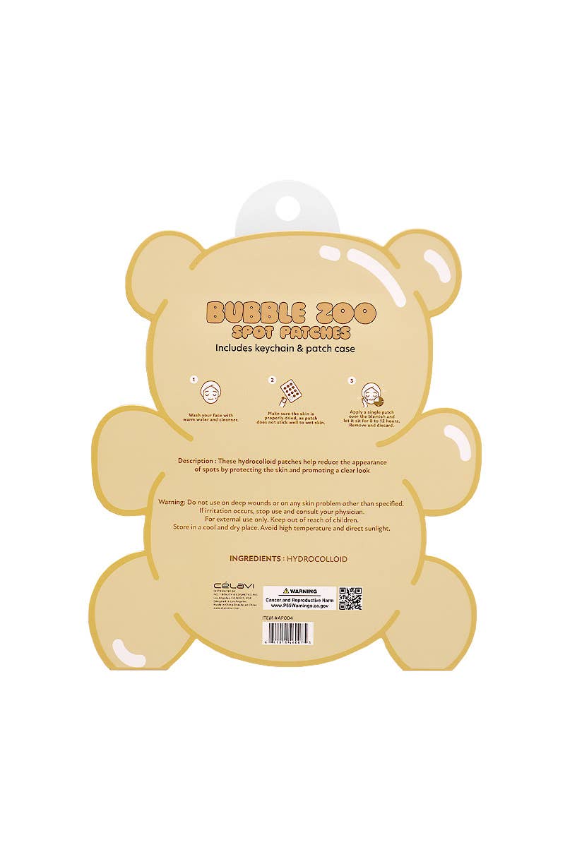 Celavi AP004 Bubble Zoo Spot Patches w/ Case n Keychain