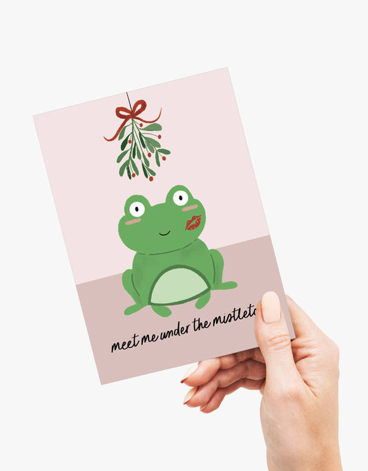 Mistletoad - Christmas/Holiday Greeting Card