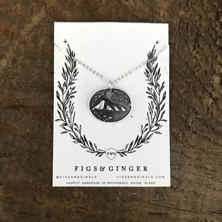 Bird Family with 1-3 Baby Birds Floral Charm On Plated Chain