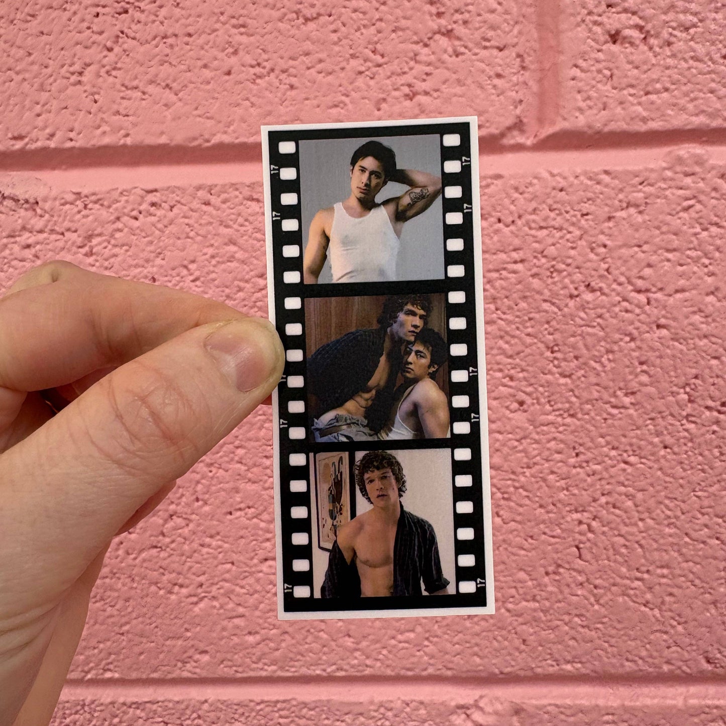 Heated Rivalry Hockey Boyfriends Film Strip Sticker