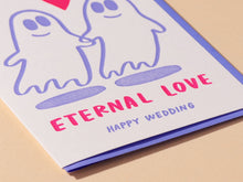 Load image into Gallery viewer, Eternal Love Letterpress Wedding Card
