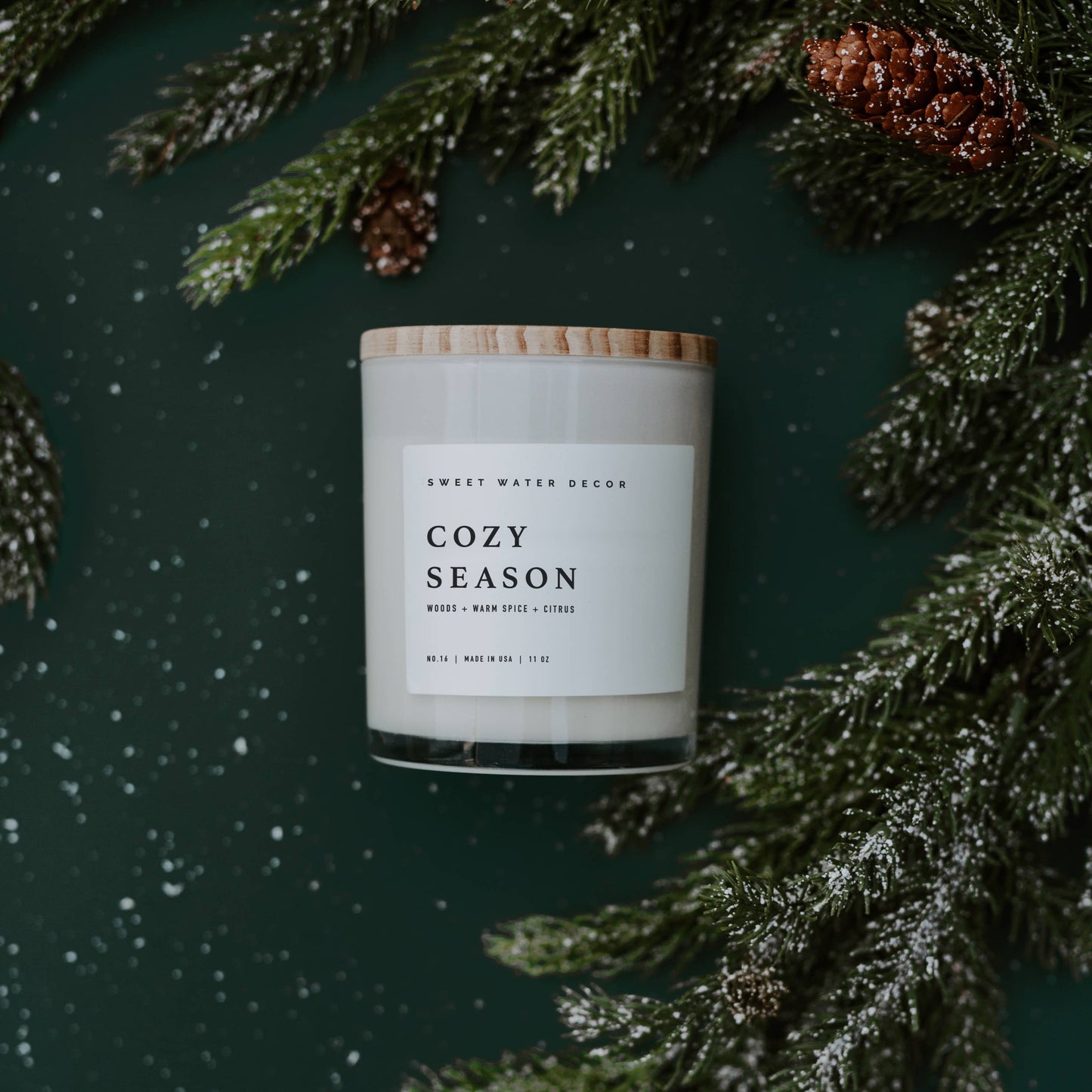 Cozy Season 11 oz Soy Candle - Christmas Decor & Gifts