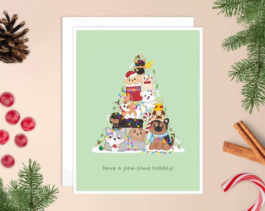 Have a Paw-some Holiday Christmas Card