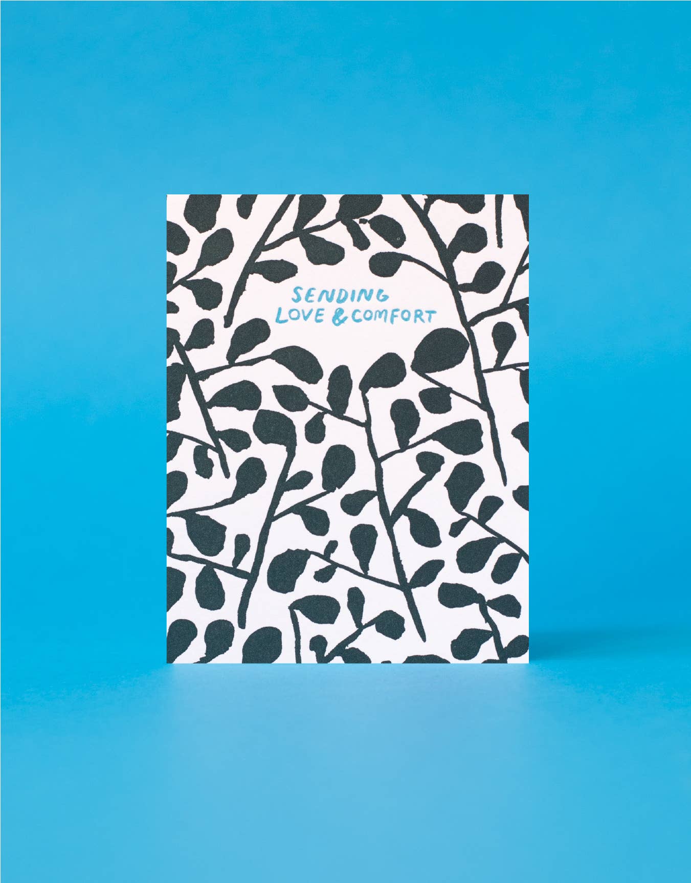 Sending Love & Comfort Letterpress Card by Egg Press