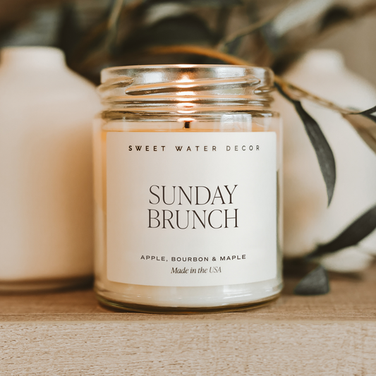 Sunday Brunch 9 oz Soy Candle - Home Decor & Gifts