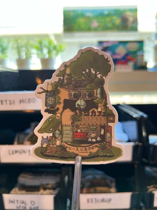 Canned Coffee Cafe Vinyl Sticker