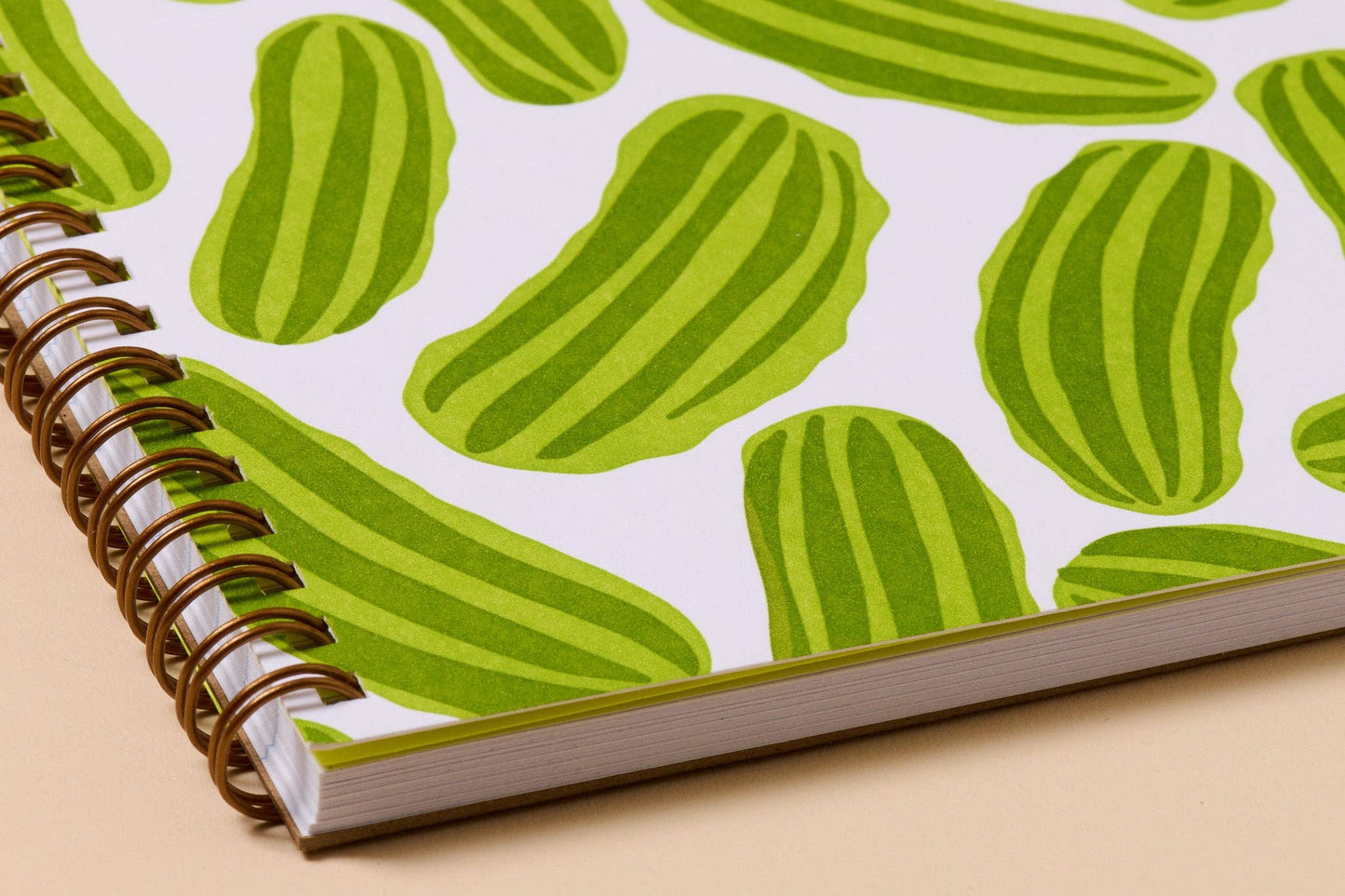 Pickles A5 Letterpress Spiral Notebook Valentines Day Gift Mothers Day