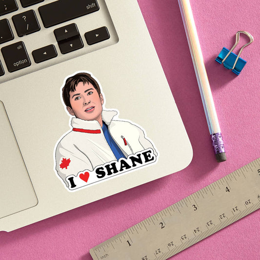 I Heart Shane Heated Rivalry Die Cut Sticker