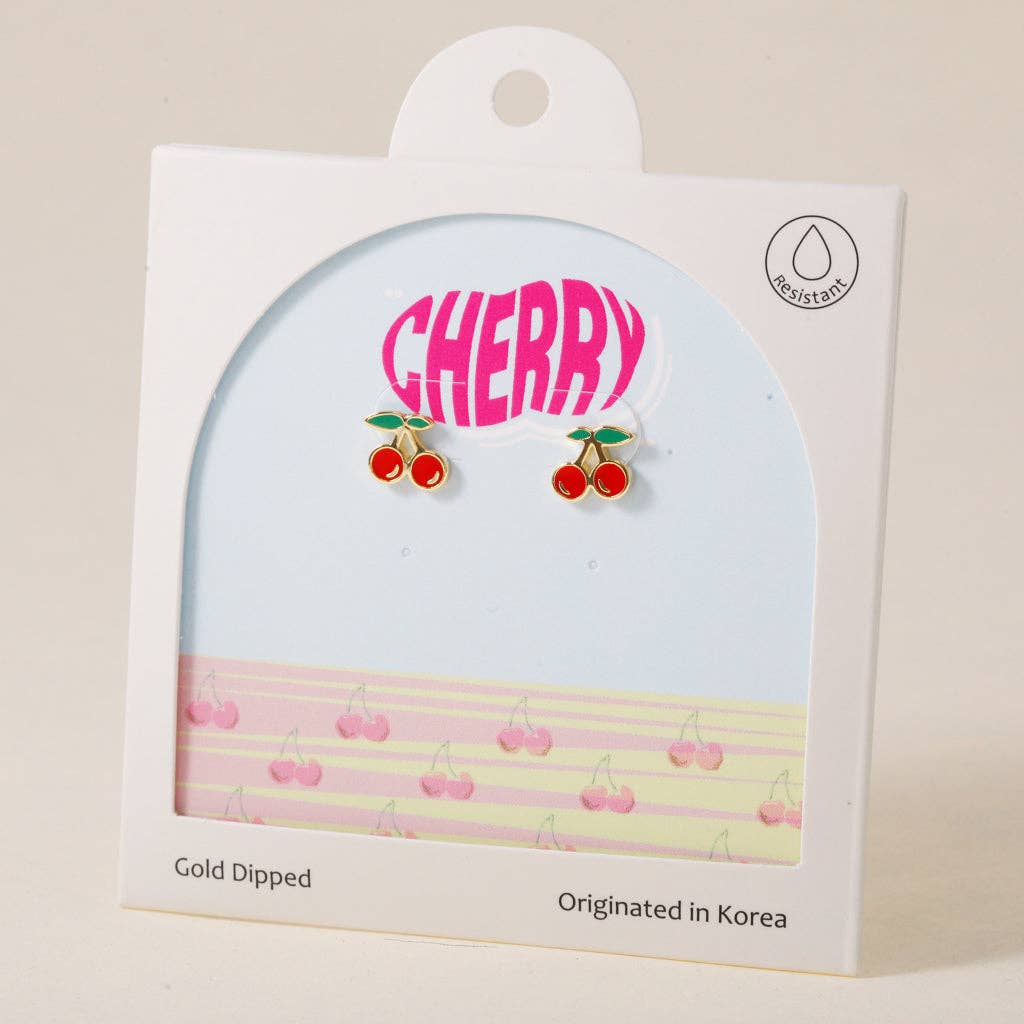 Cherry Cheery, earrings