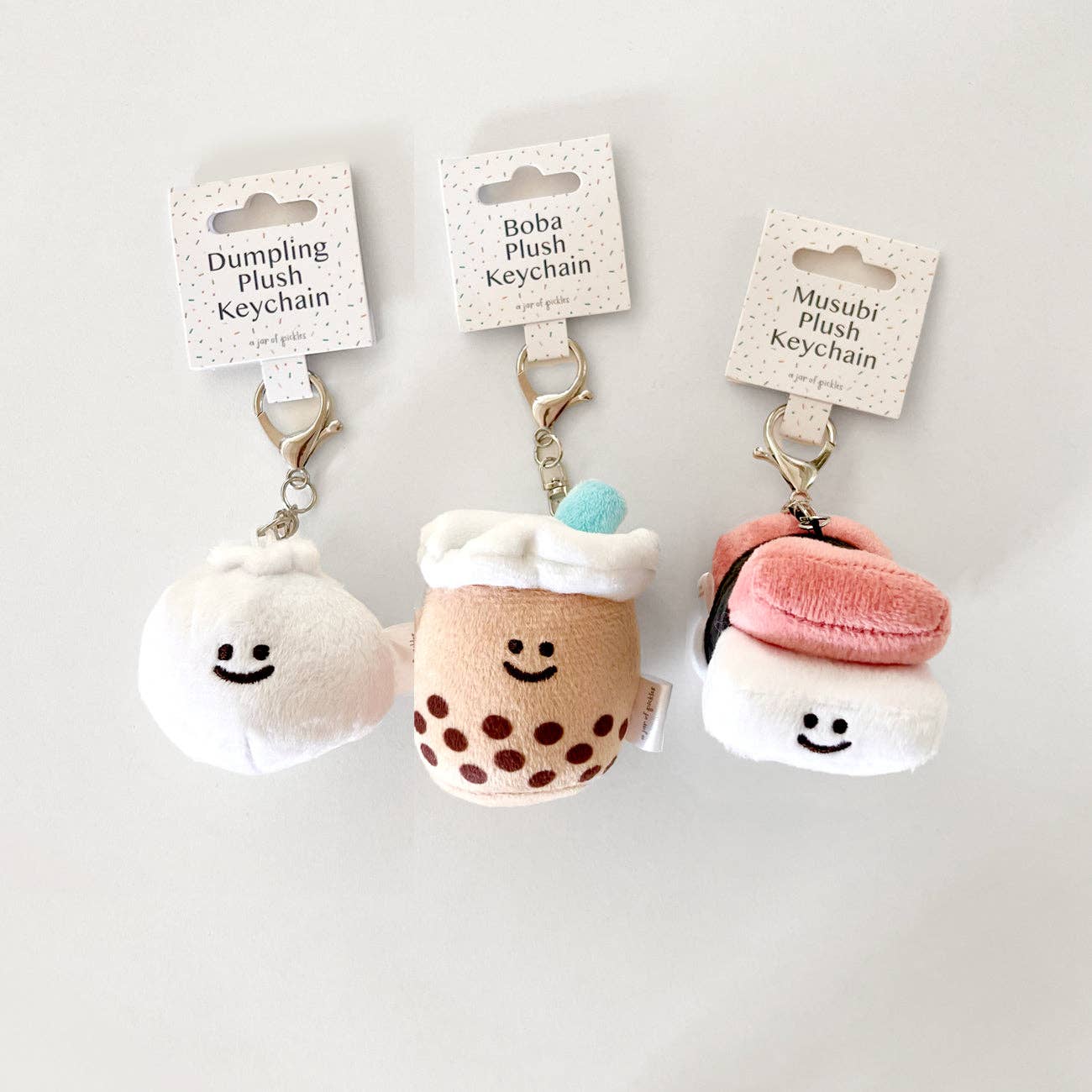 Mini Bao Dumpling Plushie Keychain