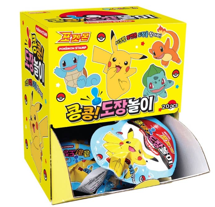 Pokemon Character Stamp Random Capsule Toy