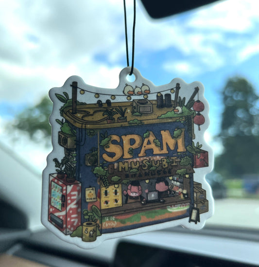 Spam Can Car Air Freshener (Pineapple)