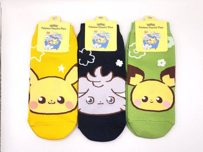 Pokemon Peaceful Place Character Socks