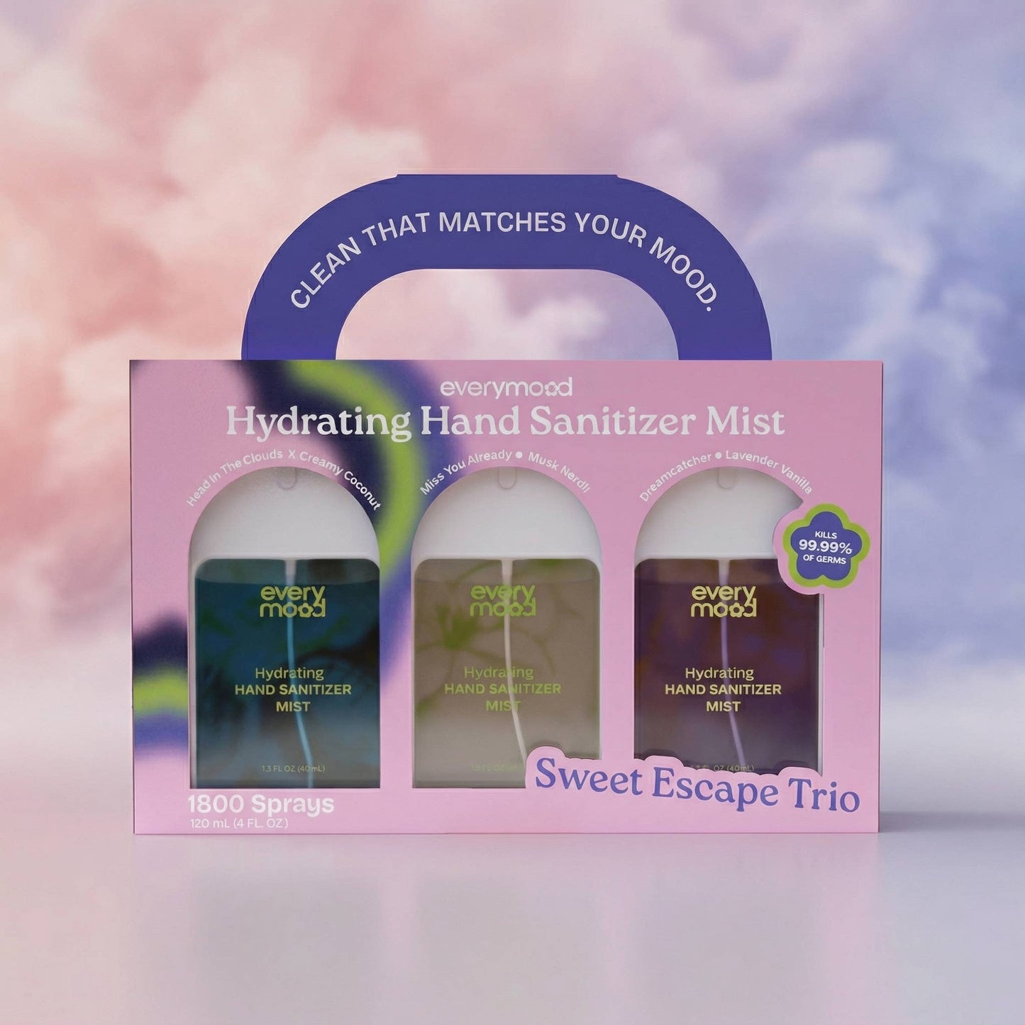 EveryMood | Hand Sanitizer Mist | Sweet Escape Trio (3PK)