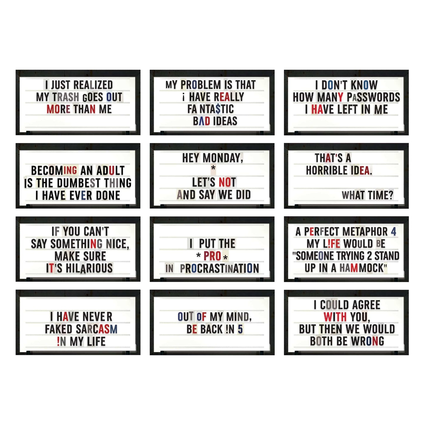 Daily Marquee - Desk Flipchart