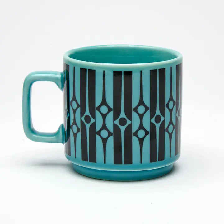 Magpie x Hornsea Mug Geo Teal