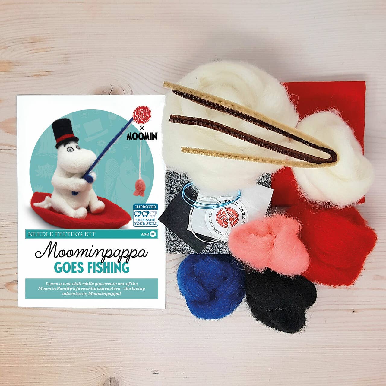 Moominpappa Goes Fishing Needle Felting Kit