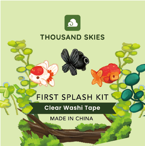 PET Tape (Transparent) First Splash Kit - Goldfish