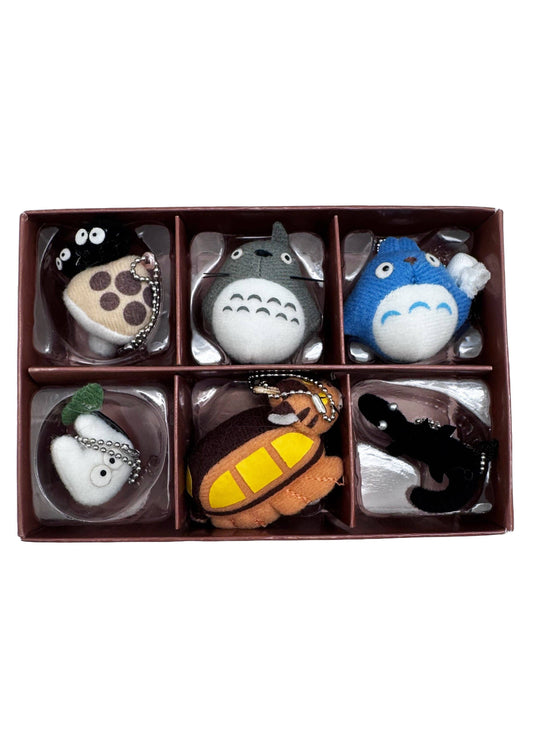Studio Ghibli Totoro Characters Plush Mascot Keychain