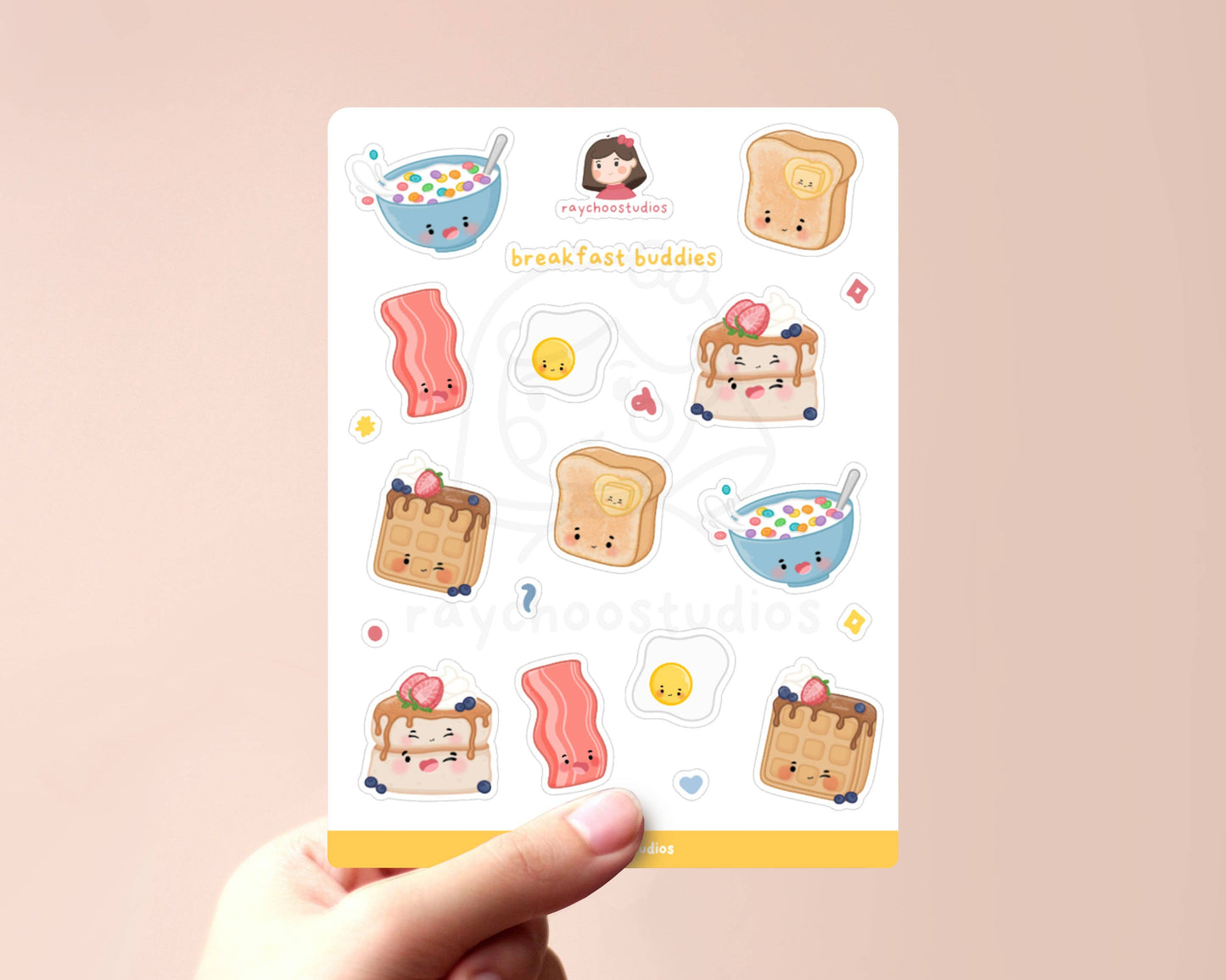 Breakfast Buddies Sticker Sheet - Small Icons