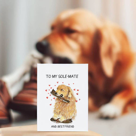 Sole Mate Dog - Funny Love Card