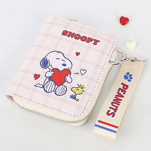 Peanuts Snoopy Strap Wallet Purse