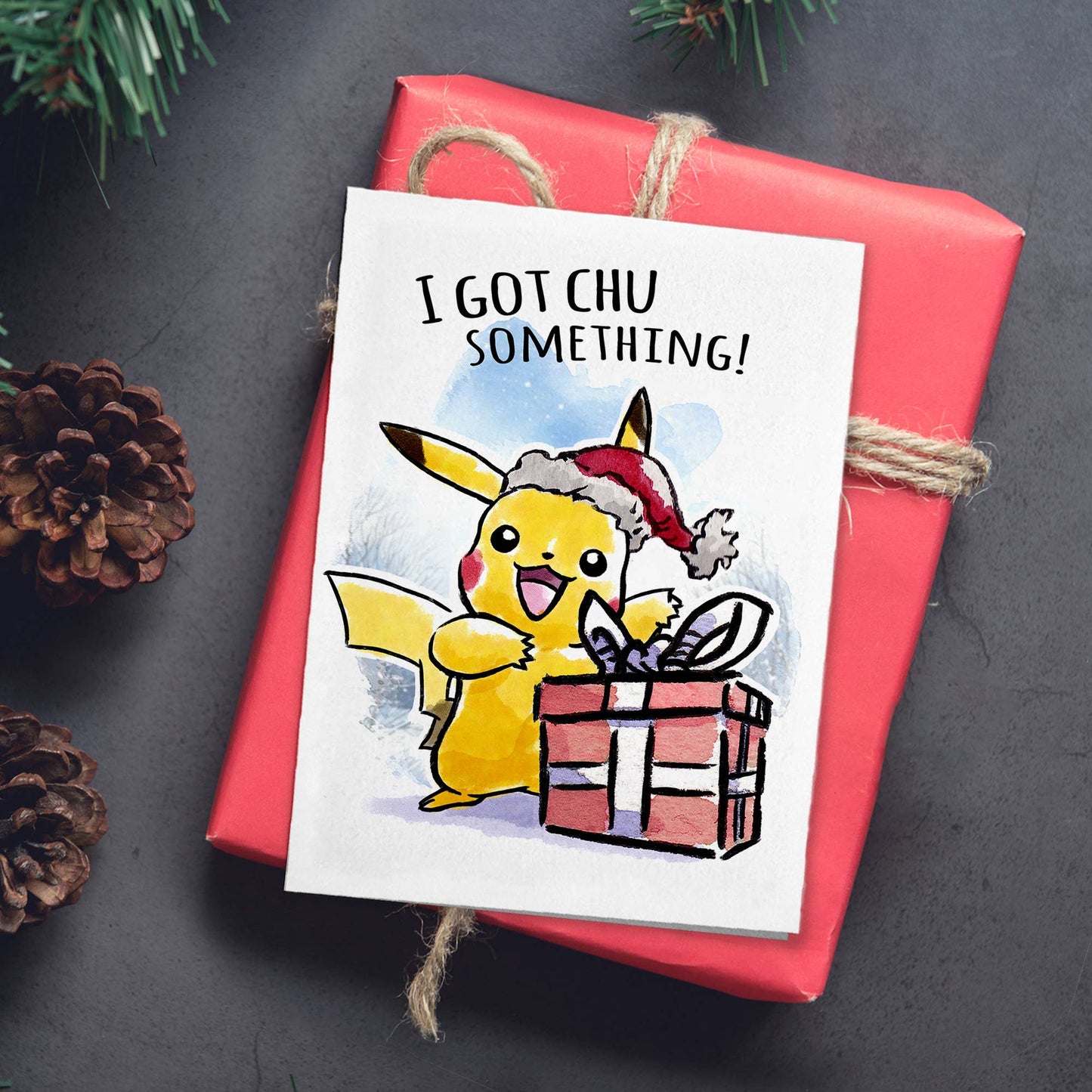 "I Got Chu" - Electric Mouse Christmas Holiday Gift Card