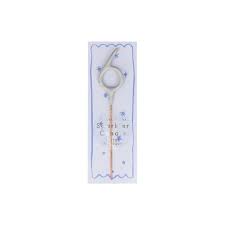 MERI MERI MINI SILVER SPARKLER NUMBER CANDLES