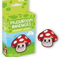 Mushroom Adhesive Bandages - Front & Company: Gift Store