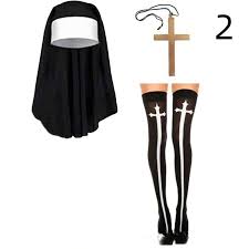 Nun cross necklace