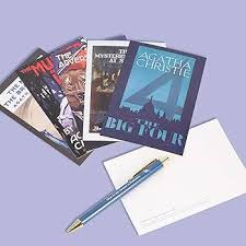 Agatha Christie classic postcard assorted