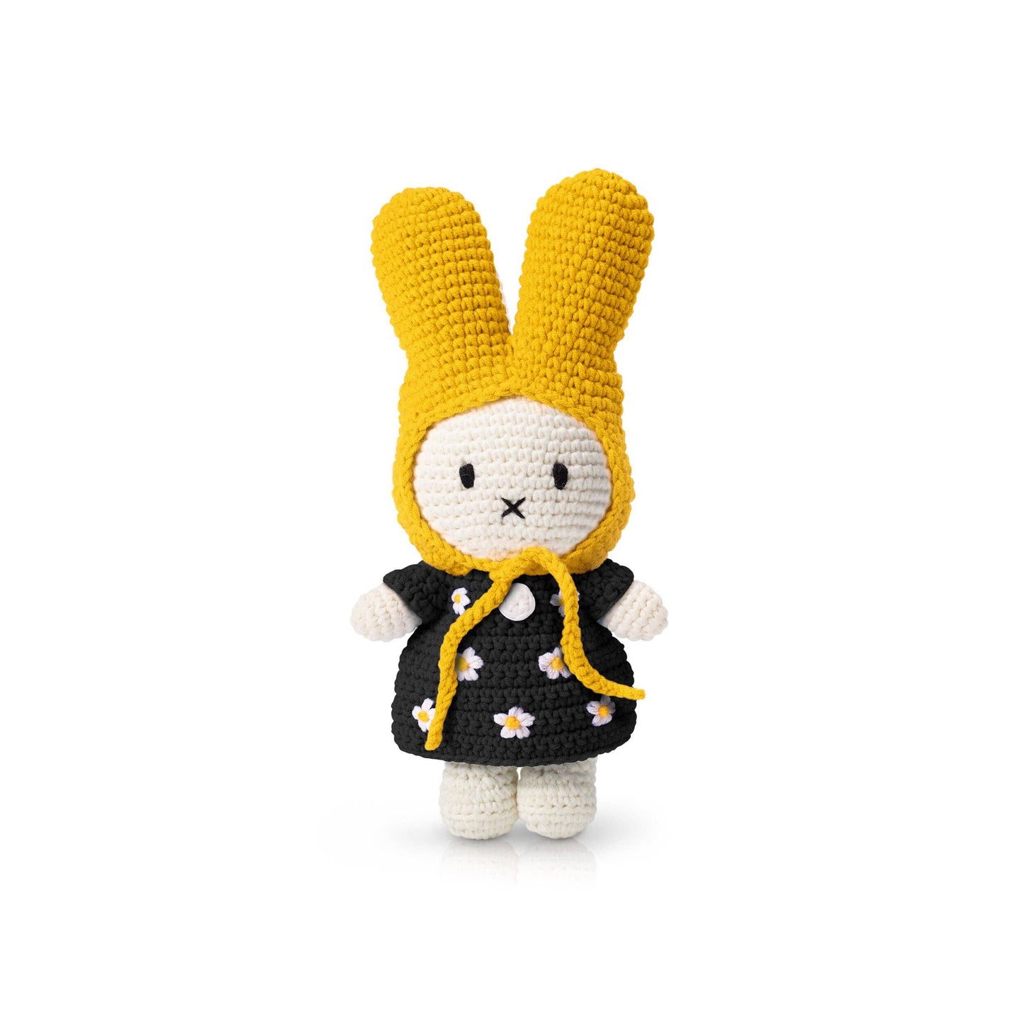 Crochet Miffy Little Flower Dress, Crochet Cute Bunny Doll