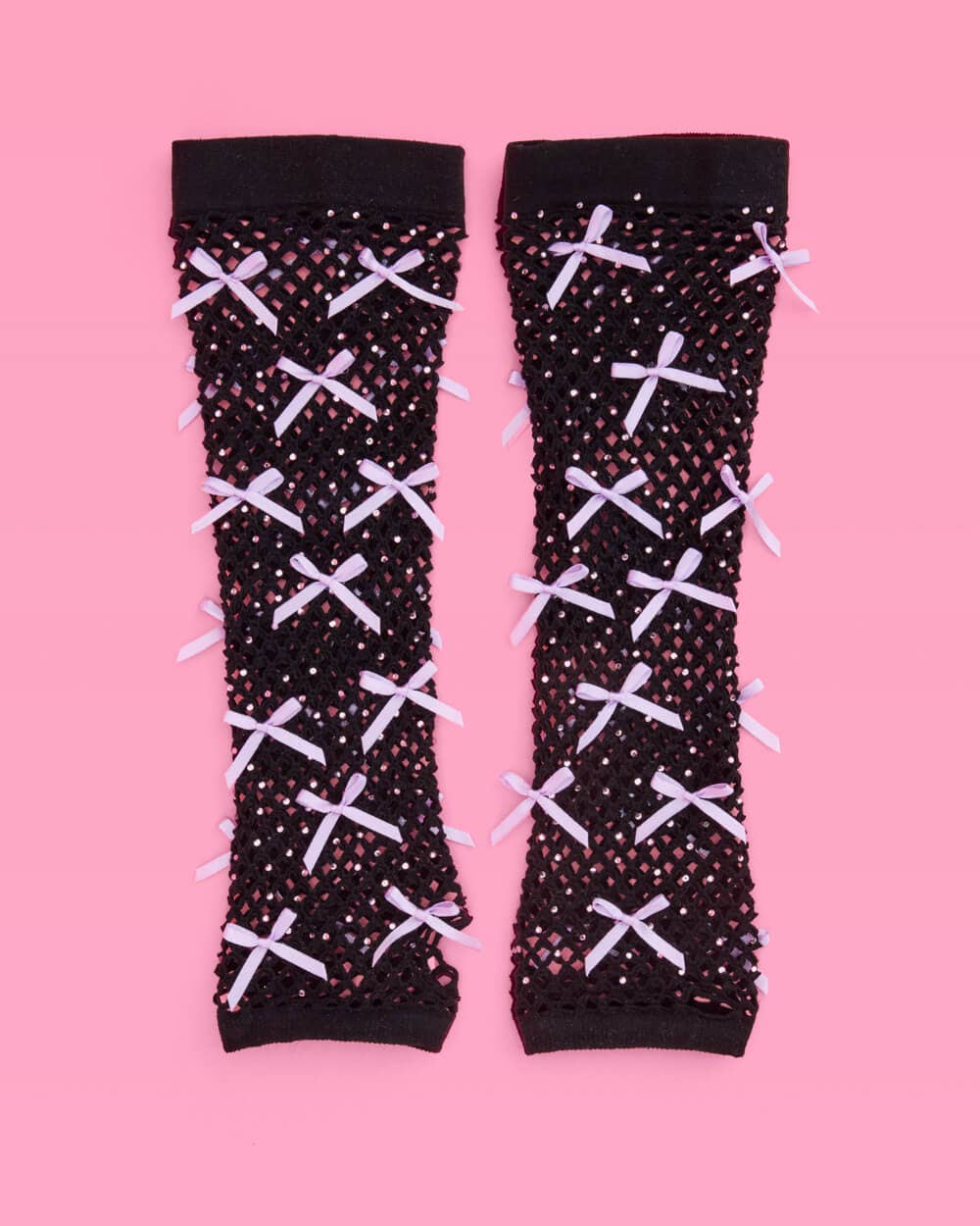 Fishnet Bow Concert Gloves, Birthday Accessory, Bach Party