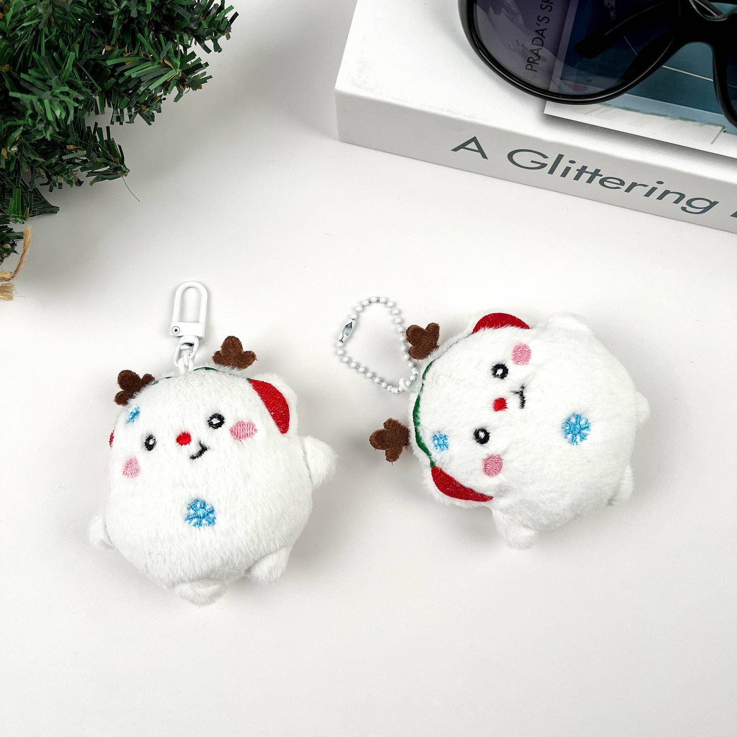 Christmas Pendant, Plush Dolls Cute Keychains