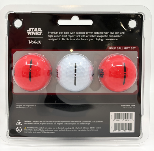 Star Wars Volvik Licensed 3 Golf Ball Gift Set