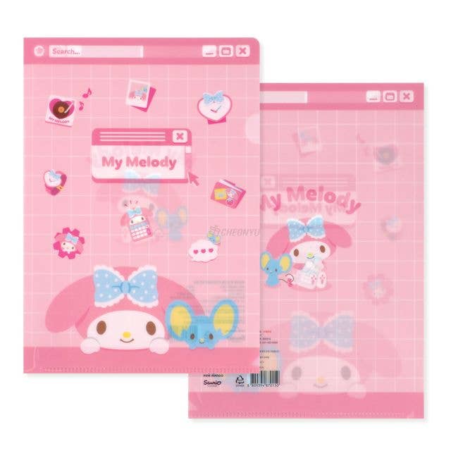 Sanrio Translucent A4 file folder
