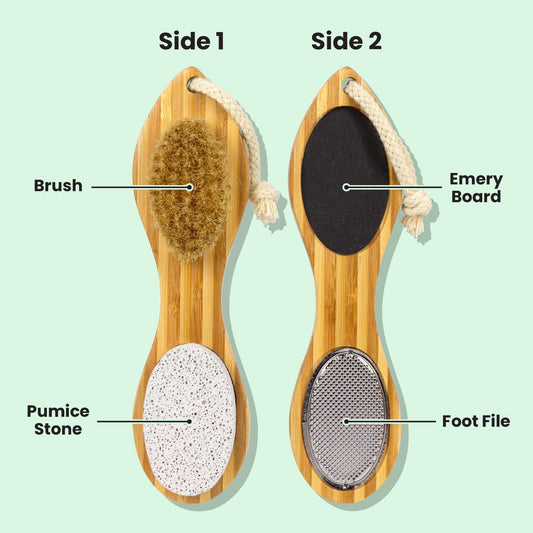 Lindo Bamboo Pedicure Tool (4-in-1)