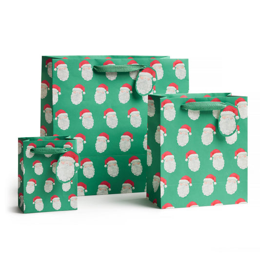 Vintage Santa Gift Bag - Small