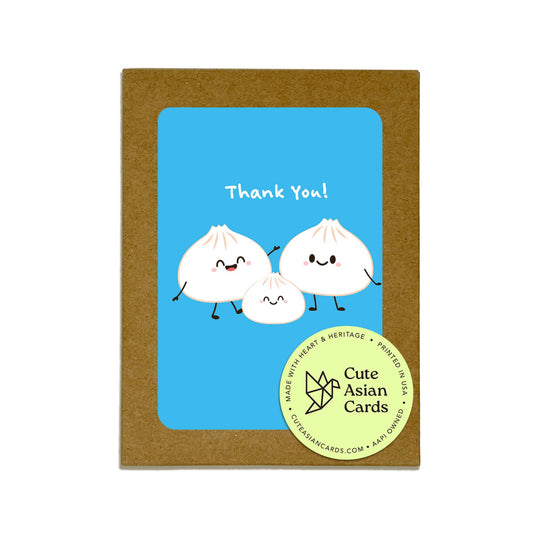 Blue Dumpling | Baby Shower Thank You Cards | Assorted Xiao Long Bao