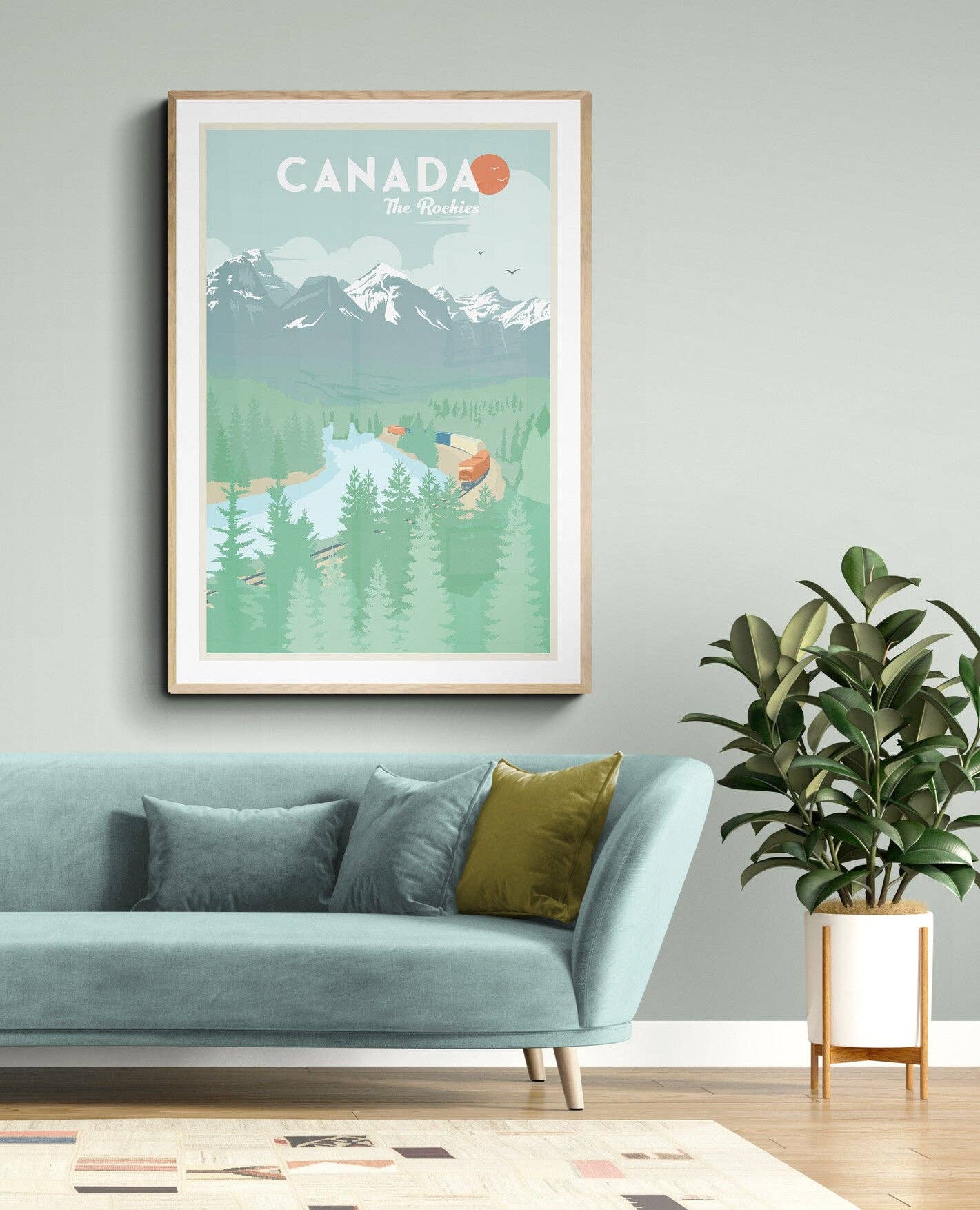 CANADIAN ROCKIES POSTER